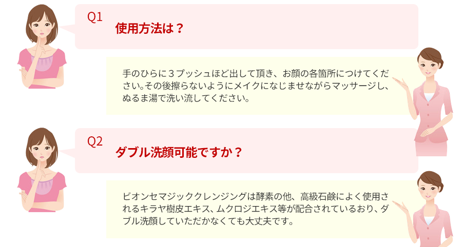 使用方法は？ダブル洗顔可能ですか？